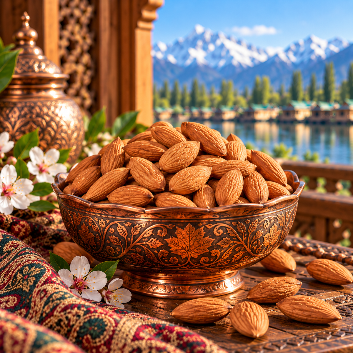 Premium Kashmiri Almonds (Badam) | Whole Natural Almonds